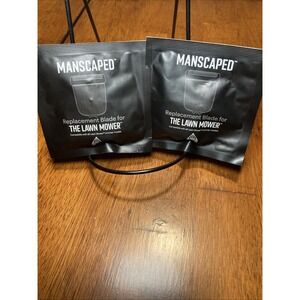 2 MANSCAPED Replacement Blades-The Lawn Mower Groin Hair Trimmer (NEW/SEALED)